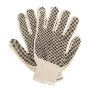 Guante tejido con  puntos PVC