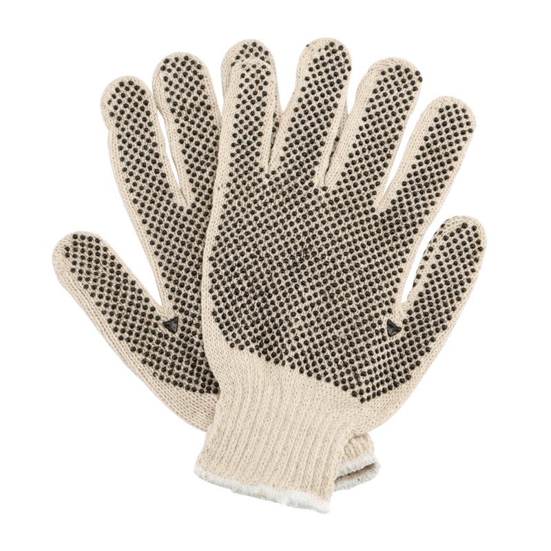 Guante tejido con puntos PVC