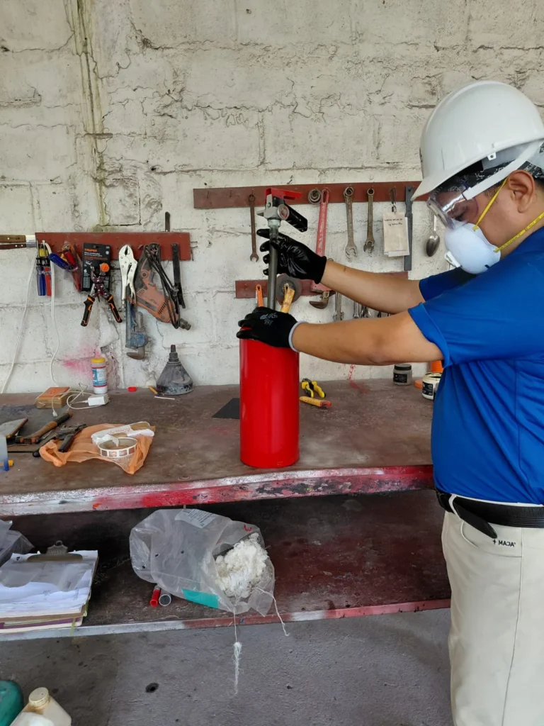 prueba extintor lamar tabasco